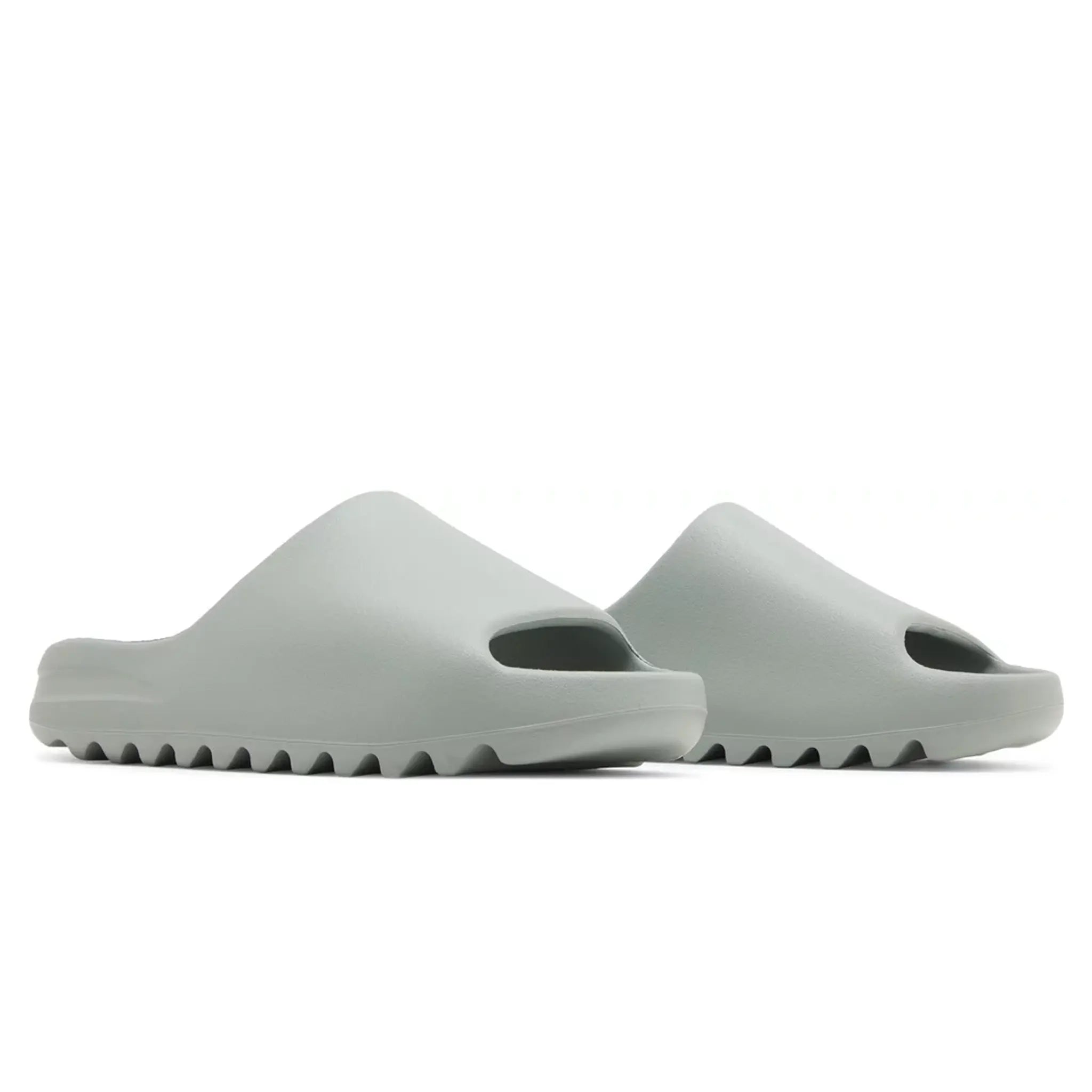 Front view of Adidas Yeezy Slide Salt ID5480